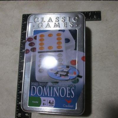 4-032 Double 12 Color Dot Mexican Train COMPLETE Domino Set