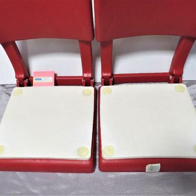 Padded Foldable Seats Stadium Sports, Boat, Travel, Canoe (2) Indoor / Outdoor Seating