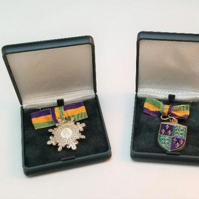 Lot #351  Two Mardi Gras REX Ladies Ducals - 2008 & 2011