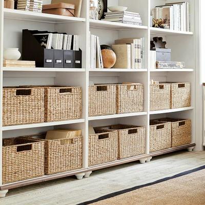 POTTERY BARN SEAGRASS UTILITY PANTRY BASKETS