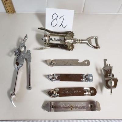 Lot 82: Can and Bottle Opener Lot