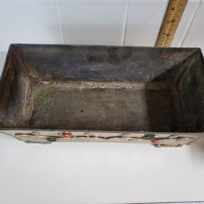 Lot 98: (2)Vintage Chinese Planters one with Gemstones 