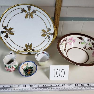 Lot 100: Mixed Decorative Dish Lot