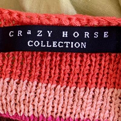 IB 98  MULTI COLOR STRIPE SEATER CRAZY HORSE LABEL w/TAGS