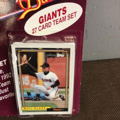#115 2 1992 Sets of GIANTS Sealed in Original Box of Baseball cards Lot B 