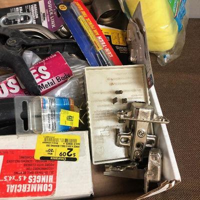 #121 Garage Tray: Parts, pieces, plumbing 