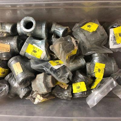 #129 Lot of Galvanized and Black Pipe 3/4