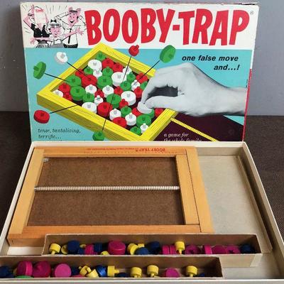 #181 Booby- trap Vintage Board Game 