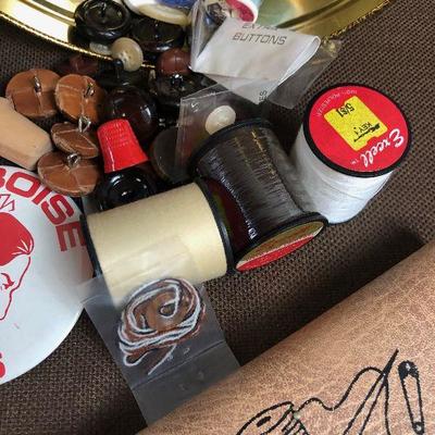 #199 Tin of Sewing items 