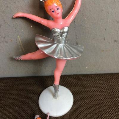 #201Vintage Ballerina Cake Toppers