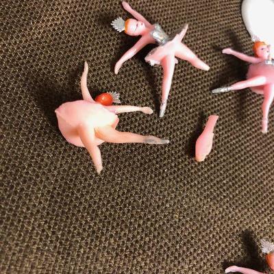 #201Vintage Ballerina Cake Toppers