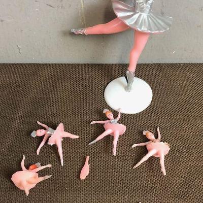 #201Vintage Ballerina Cake Toppers