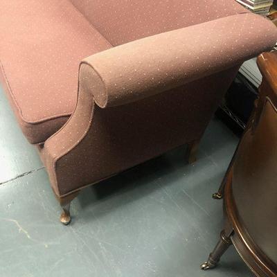 #202 Queen Ann Mauve Sofa 