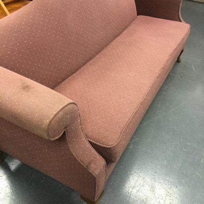 #202 Queen Ann Mauve Sofa 
