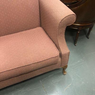 #202 Queen Ann Mauve Sofa 