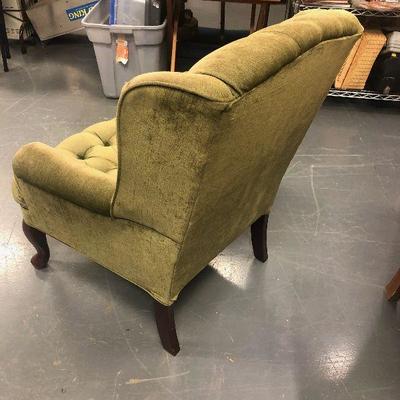 #203 Avocado Velveteen Fabric Diamond Tuck