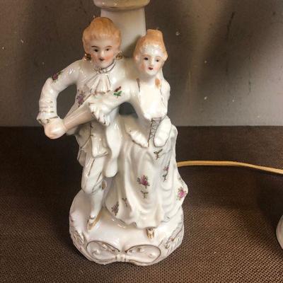 #205 French Provincial Figurine Lamps 