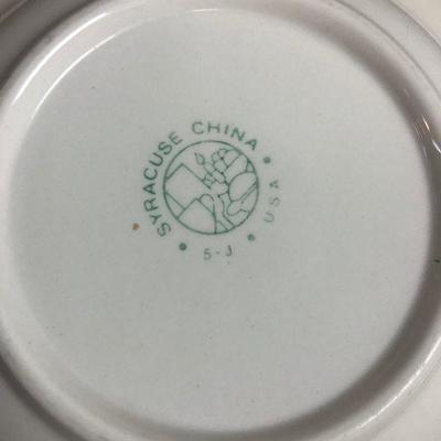 #206 2 Syracuse China Strawberry Hill 