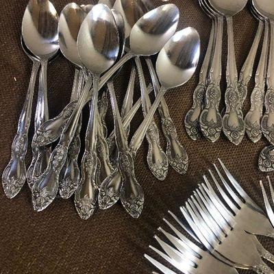 #207 STAINLESS STEELE LUSTERWARE FLATWARE