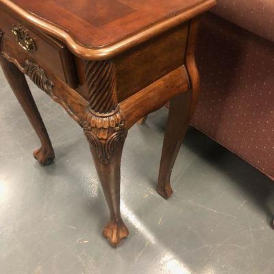 #218 Cherry Ball and Claw foot night Stand 