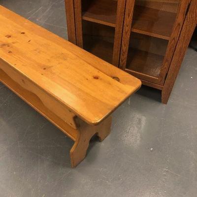 #222 Pine Bench Colonial Style 