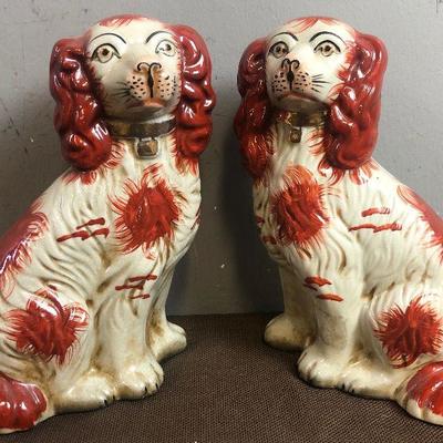 #224 Staffordshire Dogs Pair