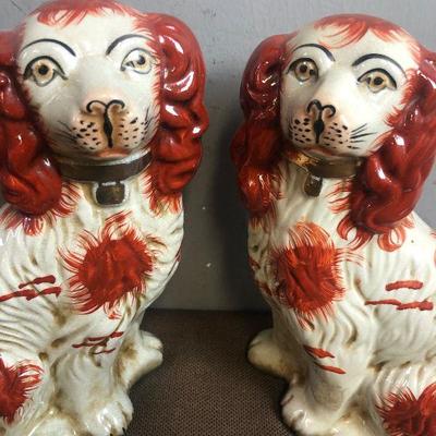 #224 Staffordshire Dogs Pair