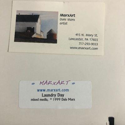 #231 MarxArt Print Framed 