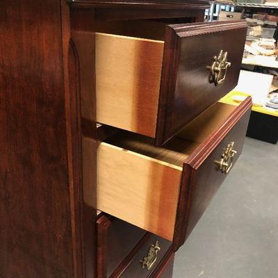 #272 Lingerie Chest - Cherry Finish, brass Hardware. 