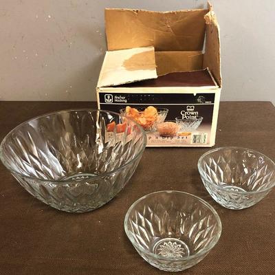 #278 Anchor Hawking Crown Point 3 piece Chip and Dip 
