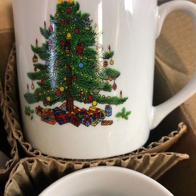 #279 Christmas mug set - fine porcelain (4)