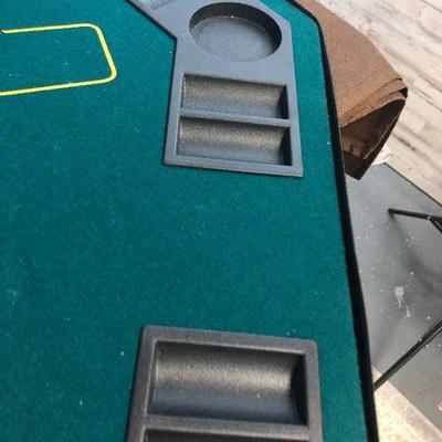 #284 Portable Game Table Top (Poker and black jack