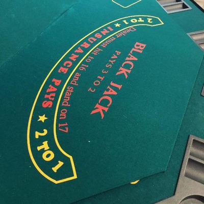 #284 Portable Game Table Top (Poker and black jack