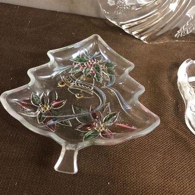  #285 3 Christmas serving dishes