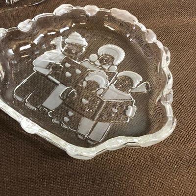  #285 3 Christmas serving dishes