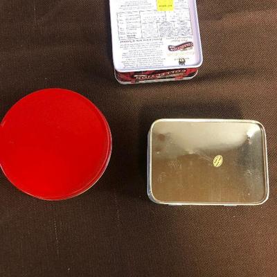 #293 3 Tins - Frog, castle & sailor 