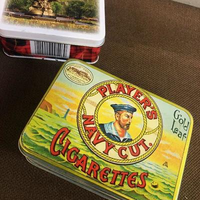 #293 3 Tins - Frog, castle & sailor 
