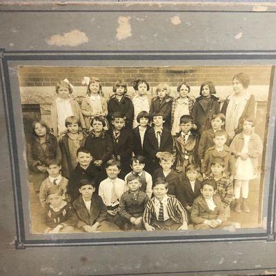 #302 School Photo, very old. 