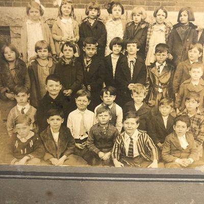 #302 School Photo, very old. 