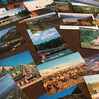 #305 Vintage Postcards: Wyo. Europe, Oregon, Columbia River. 