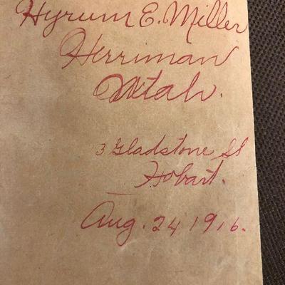 #313 Dictionary of Synonyms hand Dated 1916 