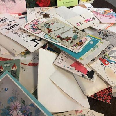 #314 Giant Lot of Greeting Cards 