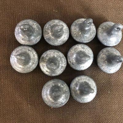 #326 (10) 6 ounce Lead Weight Sinkers 