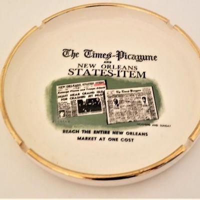 Lot #353  Vintage Times Picayune/States Advocate Ashtray