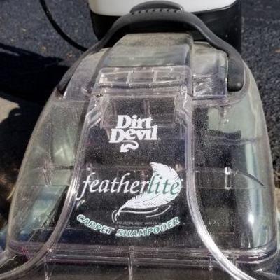 LOT #107: Dirt Devil Featherlite Carpet Shampoo Vacuum