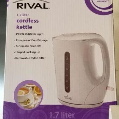 LOT #108: RIVAL Cordless Kettle