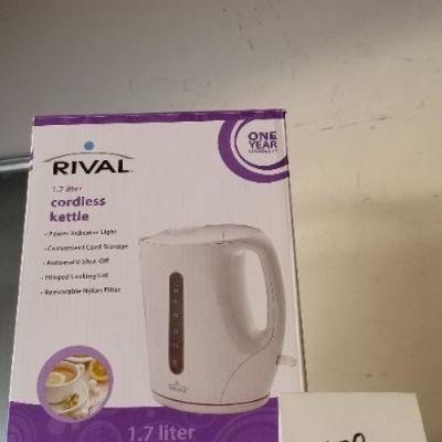 LOT #108: RIVAL Cordless Kettle