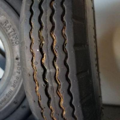 LOT #123: (2) Vintage Tractor Tires