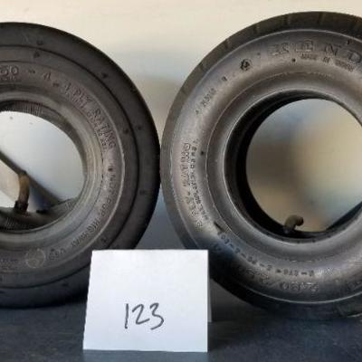 LOT #123: (2) Vintage Tractor Tires