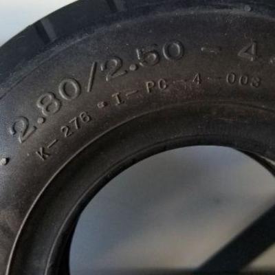 LOT #123: (2) Vintage Tractor Tires